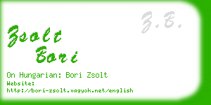 zsolt bori business card